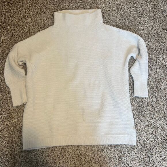 Free‎ People Soft Ribbed White long sleeve sweater - Picture 8 of 8